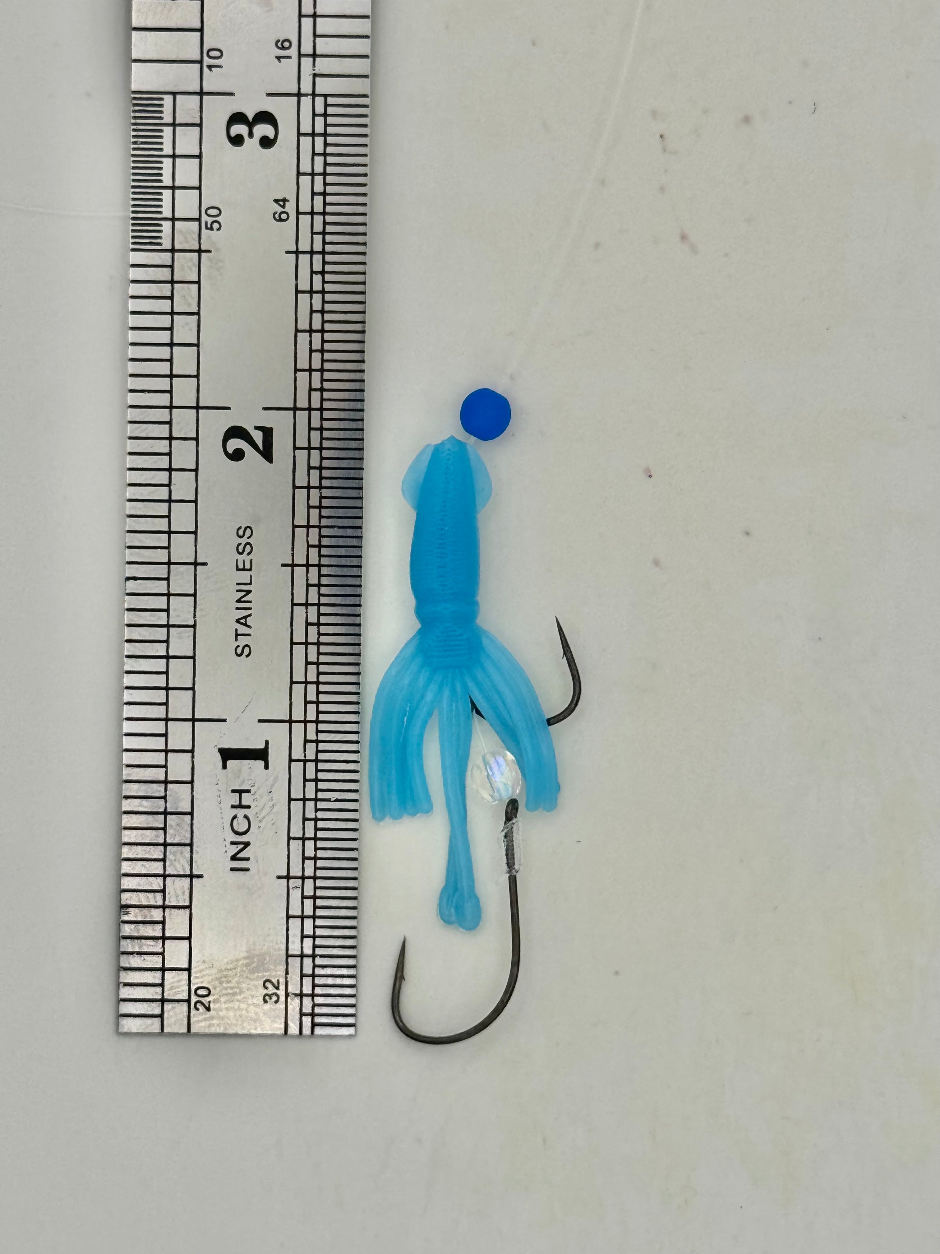 Micro Size Hooked Squids – J&K Tackle