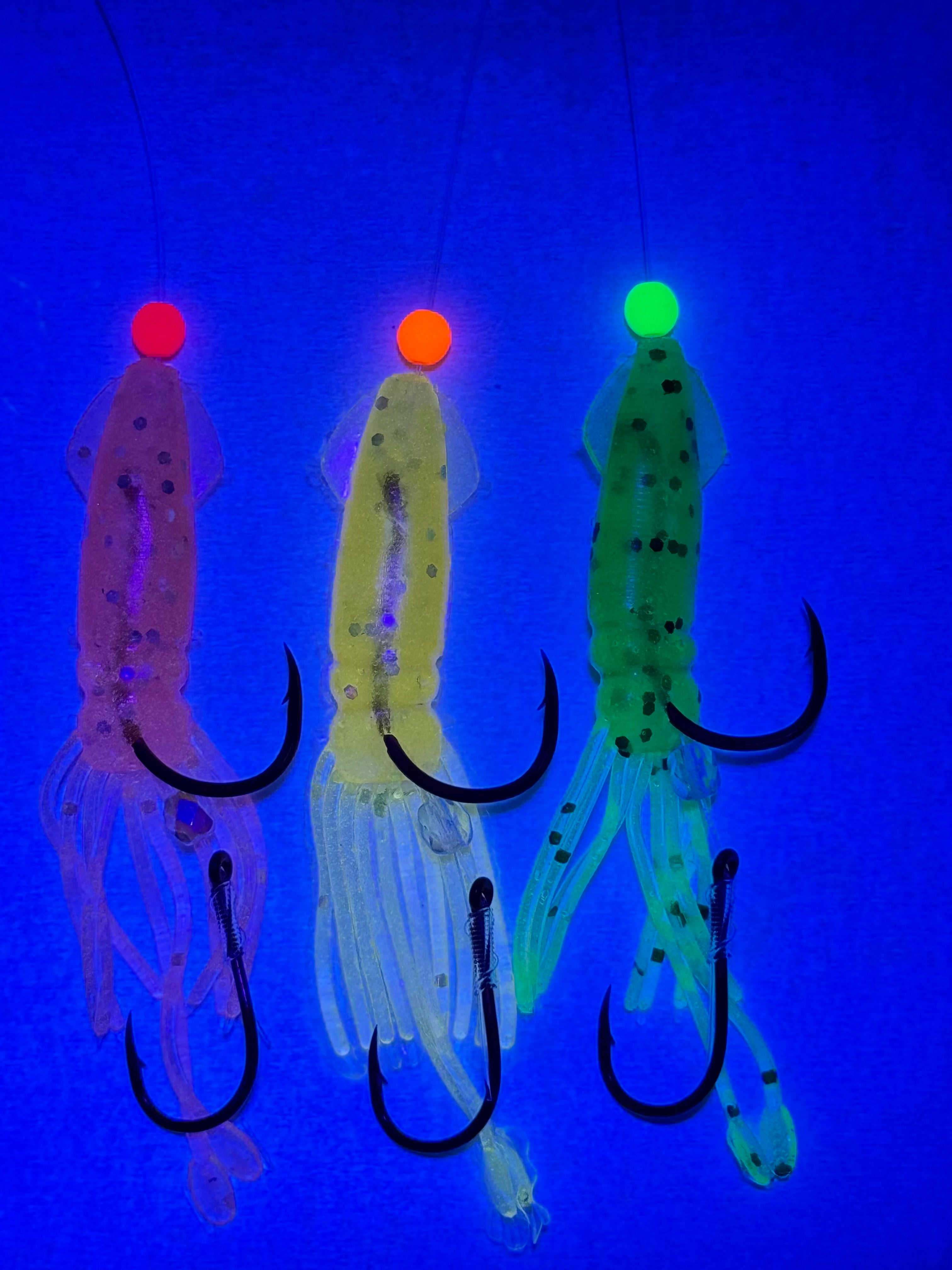 Standard Hooked 3 Pack-Pink/Orange/Green