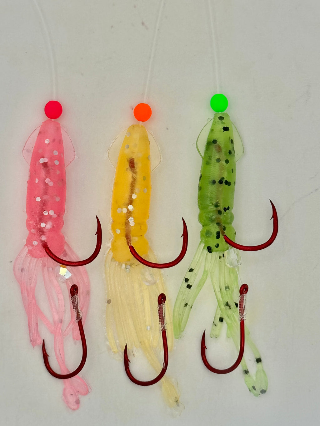 Standard Hooked 3 Pack-Pink/Orange/Green