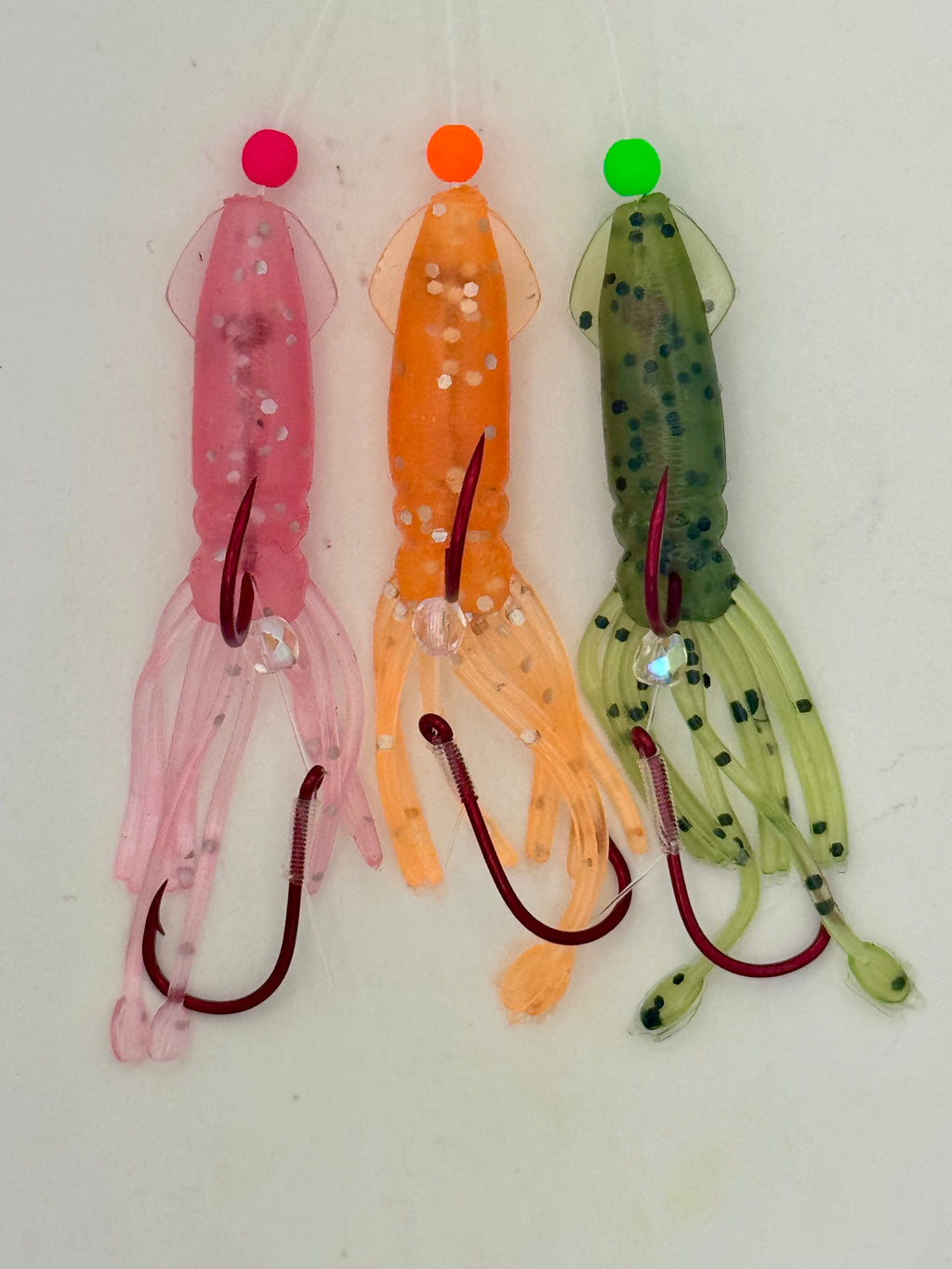 Standard Hooked 3 Pack-Pink/Orange/Green
